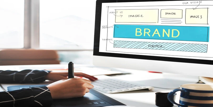 An image of the Brand trademark marketing website plan.